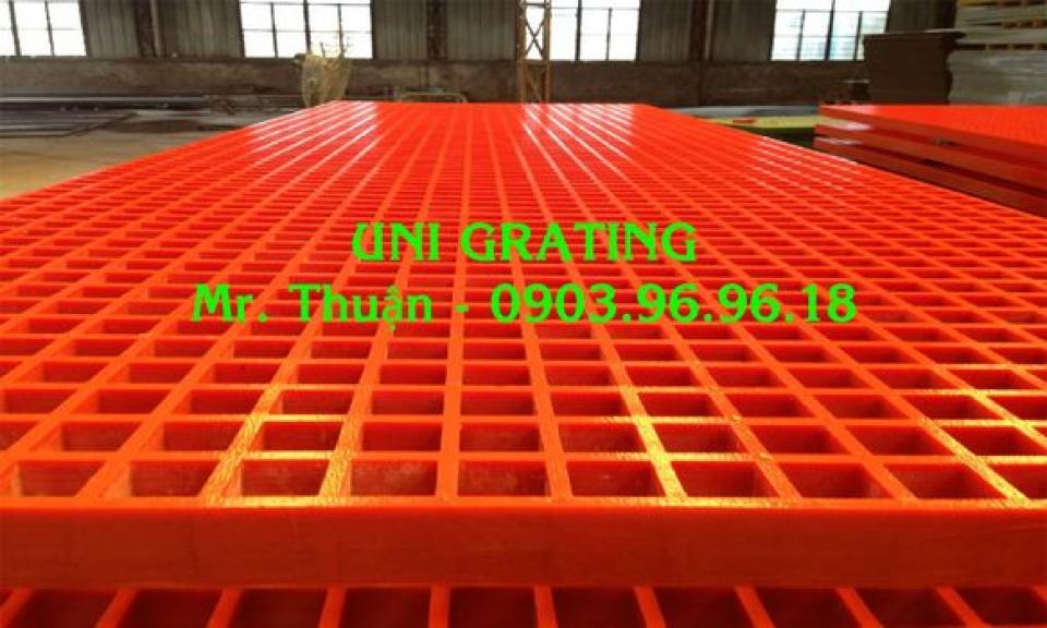 Sàn thao tác composite FRP - Tấm lót sàn Grating FRP Sàn thao tác composite FRP - Tấm lót sàn Grating FRP