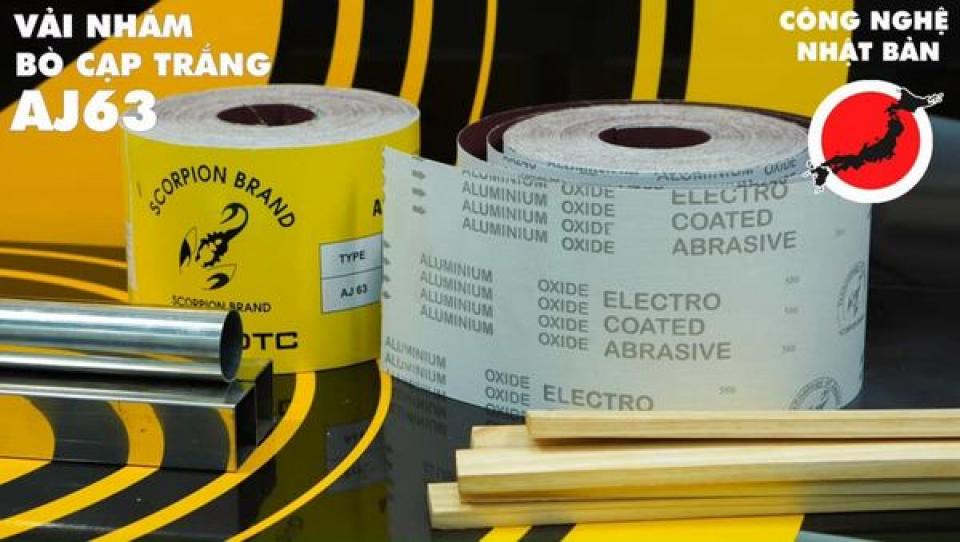 Vải nhám Bò Cạp Trắng AJ63 Vải nhám Bò Cạp Trắng AJ63