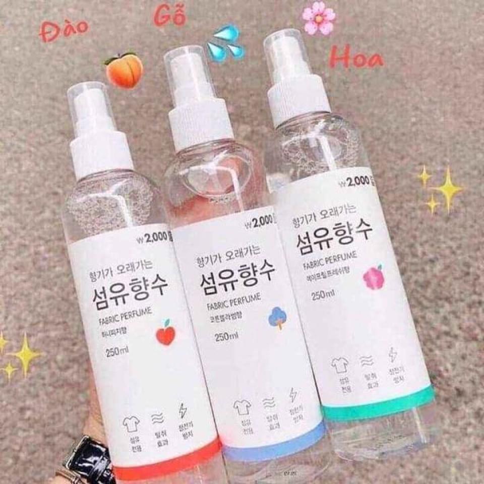 Xịt thơm quần áo Hàn Quốc Xịt thơm quần áo Hàn Quốc