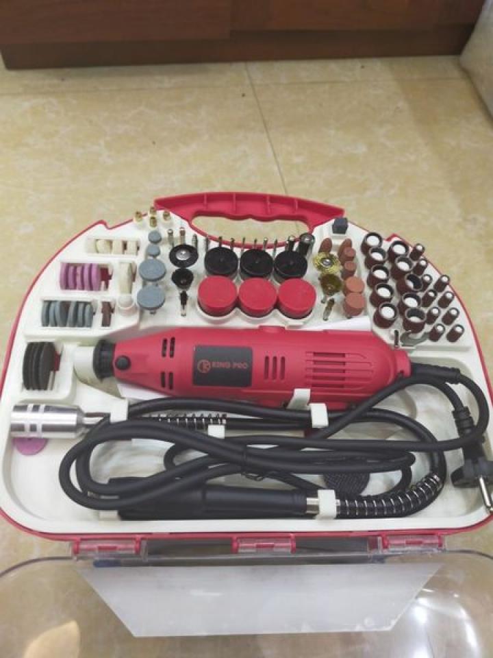 Bộ đục khắc mài 100 chi tiết đỏ-1